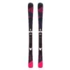 WEDZE Kids' Downhill Skis With Bindings - Boost 500 Blue/Pink