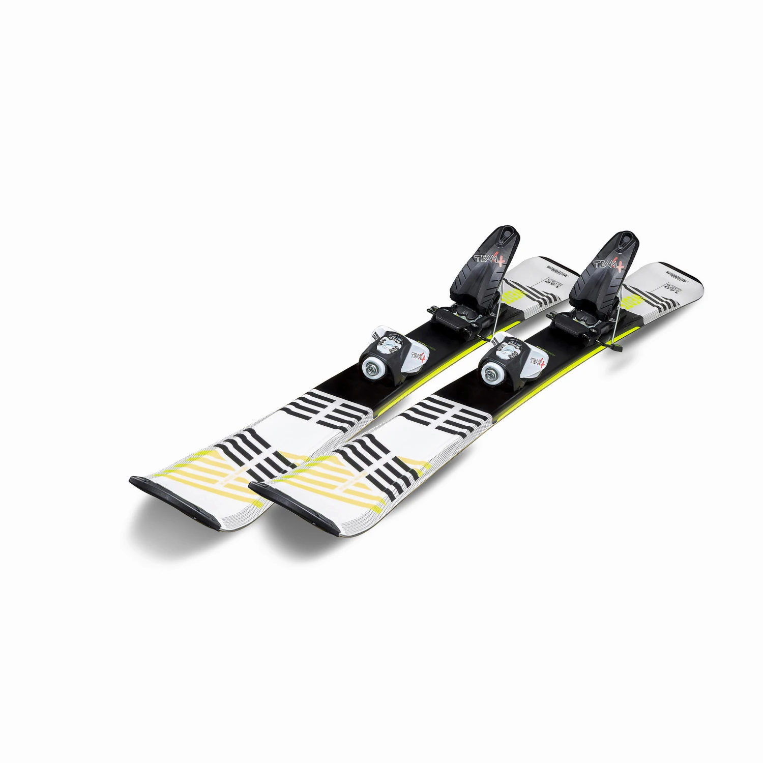 WEDZE Kids’ Downhill Skis With Bindings - Boost 500 White/Yellow 2 WEDZE Kids’ Downhill Skis With Bindings - Boost 500 White/Yellow - Image 2