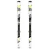 WEDZE Kids’ Downhill Skis With Bindings - Boost 500 White/Yellow