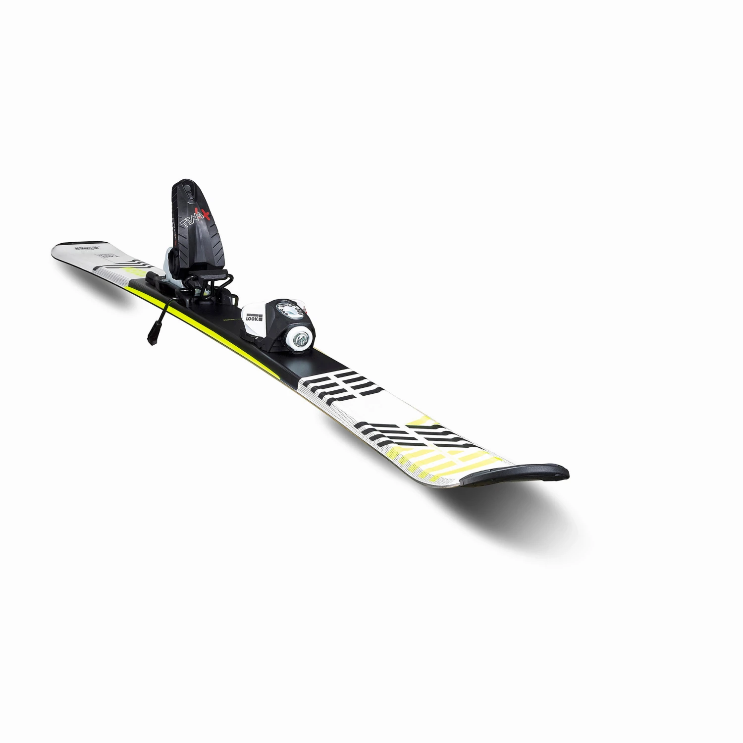 WEDZE Kids’ Downhill Skis With Bindings - Boost 500 White/Yellow 4 WEDZE Kids’ Downhill Skis With Bindings - Boost 500 White/Yellow - Image 4