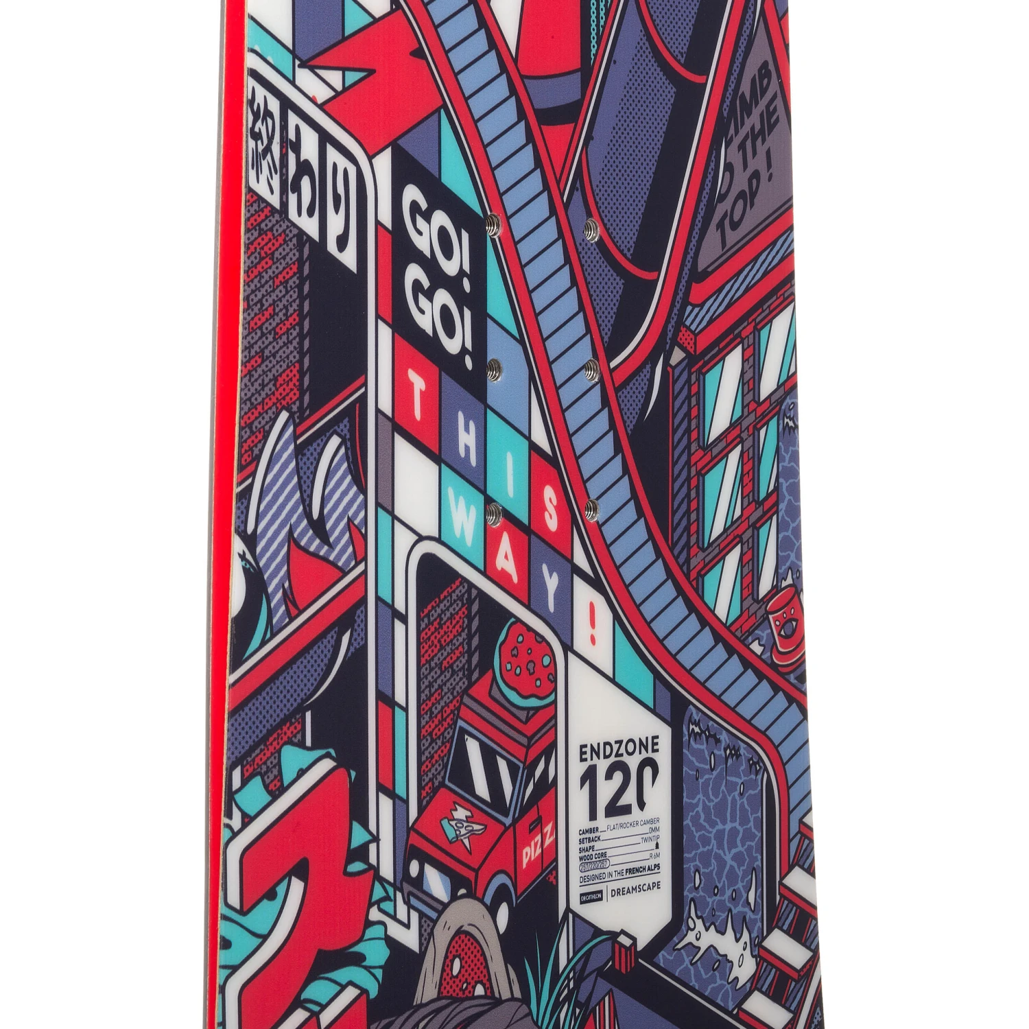 Kids' Freestyle Snowboard - Endzone 120 Cm 7 Kids' Freestyle Snowboard - Endzone 120 Cm - Image 7