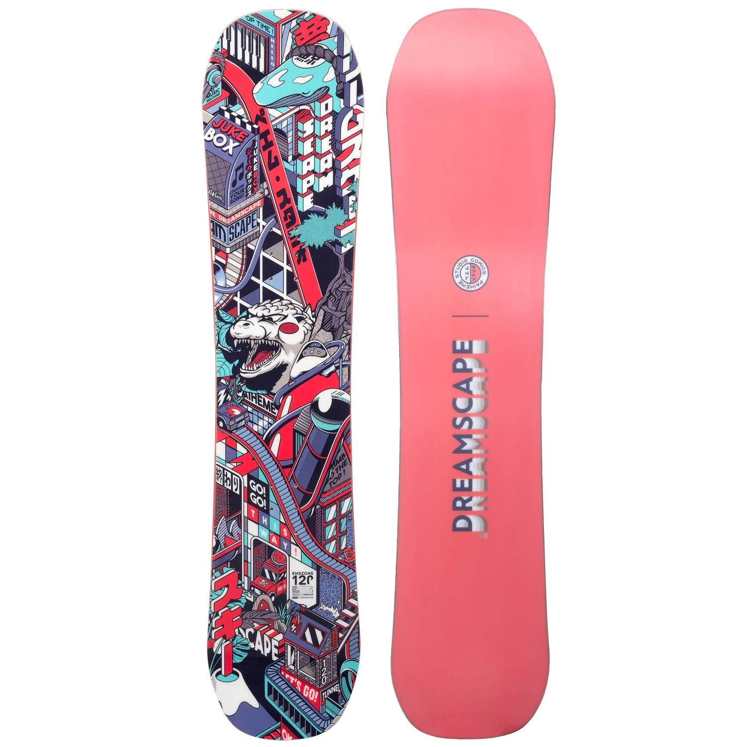 Kids' Freestyle Snowboard - Endzone 120 Cm 1 Kids' Freestyle Snowboard - Endzone 120 Cm