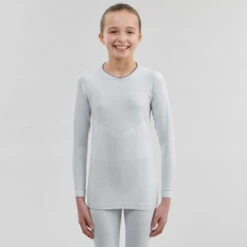 Kids' High-Tech Cross-Country Skiing Base Layer - UW 500 Grey 14 Kids' High-Tech Cross-Country Skiing Base Layer - UW 500 Grey -WEDZE SHOP kids high tech cross country skiing base layer xc s uw 500 grey 4