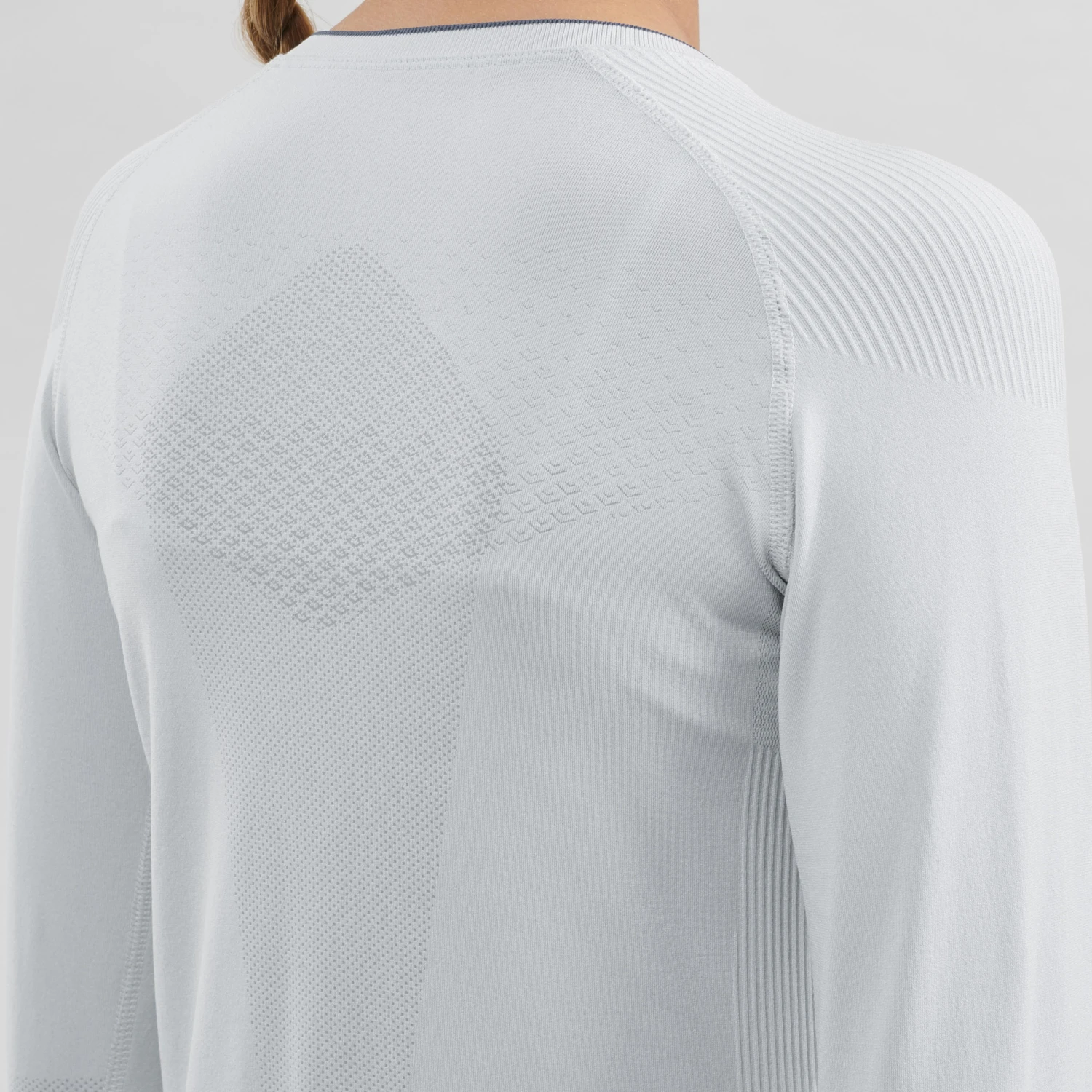 Kids' High-Tech Cross-Country Skiing Base Layer - UW 500 Grey 8 Kids' High-Tech Cross-Country Skiing Base Layer - UW 500 Grey - Image 8