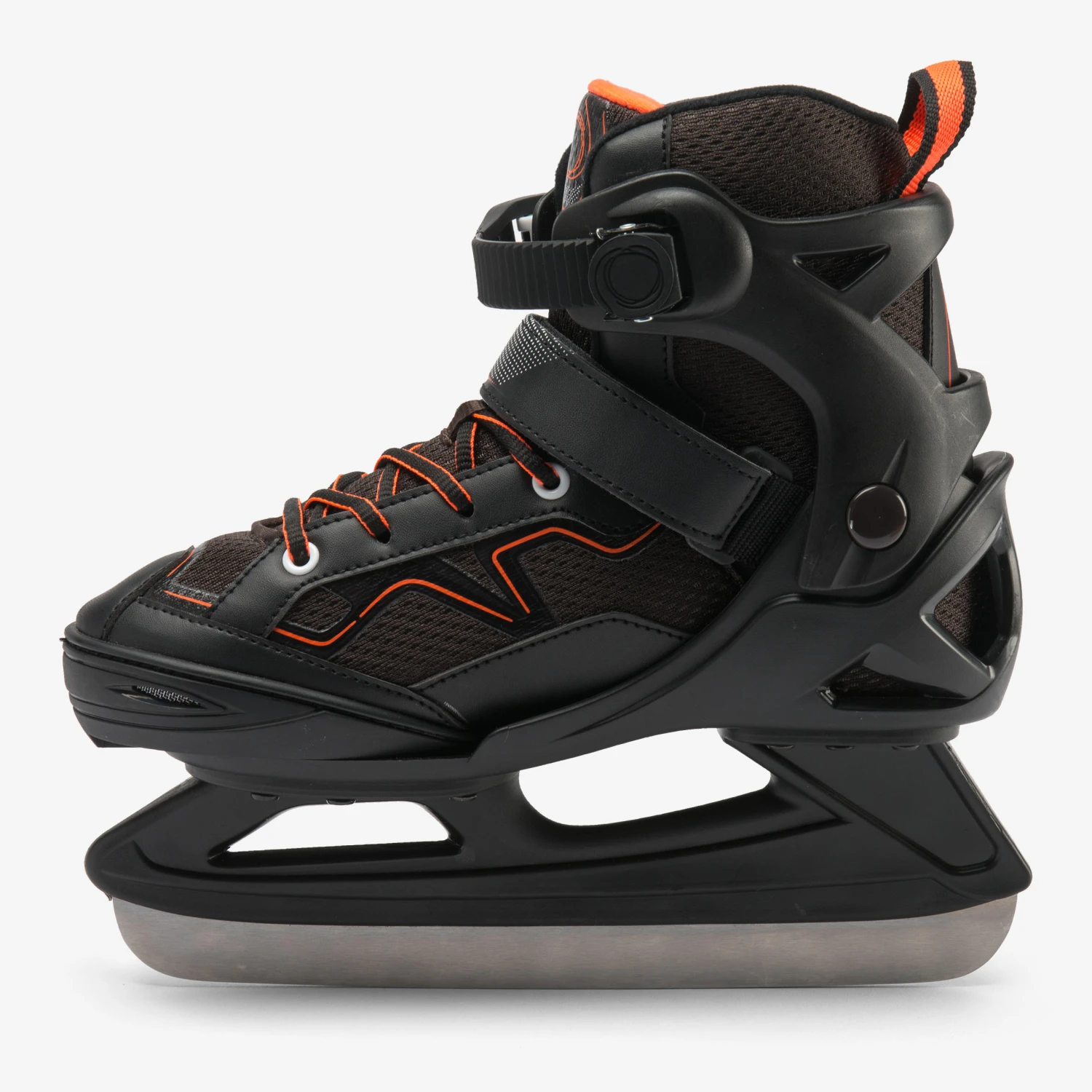 Kids' Ice Skates - FIT 100 Black/Orange 3 Kids' Ice Skates - FIT 100 Black/Orange - Image 3