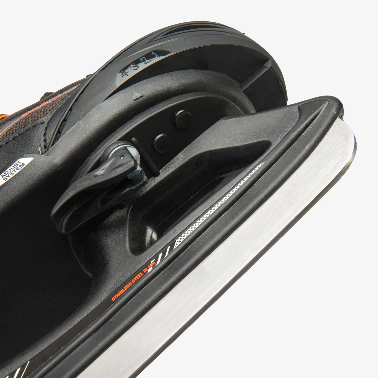 Kids' Ice Skates - FIT 100 Black/Orange 8 Kids' Ice Skates - FIT 100 Black/Orange - Image 8