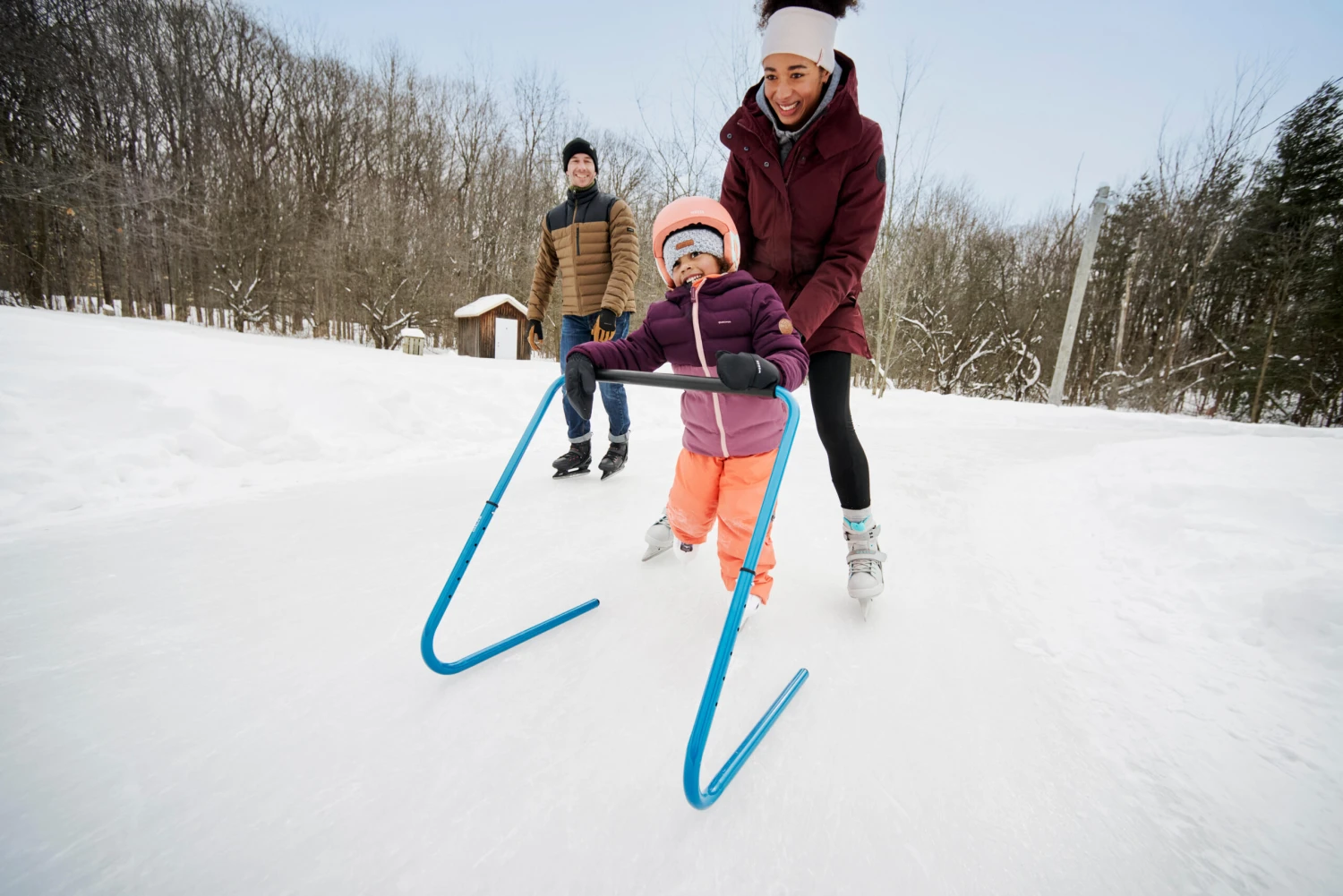 Kids' Ice Skates - Play 3 White/Purple 10 Kids' Ice Skates - Play 3 White/Purple - Image 10