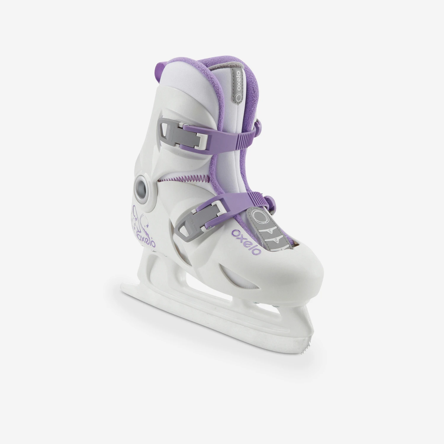 Kids' Ice Skates - Play 3 White/Purple 1 Kids' Ice Skates - Play 3 White/Purple