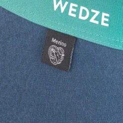 WEDZE Kids' Merino Wool Ski Base Layer Tights - Meriwarm Blue 15 WEDZE Kids' Merino Wool Ski Base Layer Tights - Meriwarm Blue -WEDZE SHOP kids merino wool ski base layer tights meriwarm blue 5
