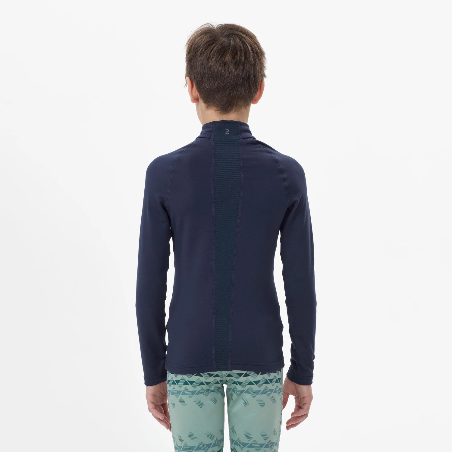 WEDZE Kids' Ski Base Layer Half-Zip Top - BL 500 6 WEDZE Kids' Ski Base Layer Half-Zip Top - BL 500 - Image 6