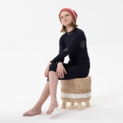 WEDZE Kids’ Ski Base Layer Top - BL 500 Blue 24 WEDZE Kids’ Ski Base Layer Top - BL 500 Blue -WEDZE SHOP kids ski base layer top i soft bl 580 blue 9