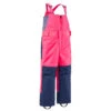 WEDZE Kids’ Ski Bib Pants - PNF 500 PNF Pink/Blue