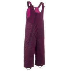 WEDZE Kids' Ski Bib Pants - Warm Purple