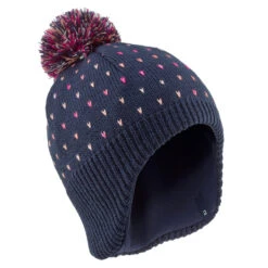 WEDZE Kids' Ski Flap Hat - Blue