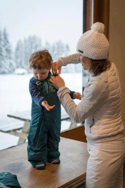 WEDZE Kids' Ski Fleece Jacket - Midwarm Blue -WEDZE SHOP kids ski fleece jacket midwarm blue 9