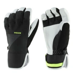 WEDZE Kids’ Ski Gloves - 900 Black