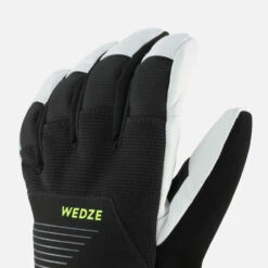 WEDZE Kids’ Ski Gloves - 900 Black -WEDZE SHOP kids ski gloves 900 black 3