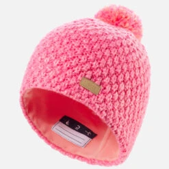 WEDZE Kids’ Ski Hat - Timeless Pink 9 WEDZE Kids’ Ski Hat - Timeless Pink -WEDZE SHOP kids ski hat timeless pink 2