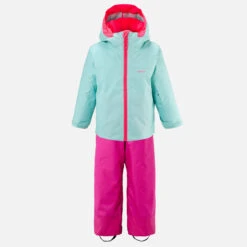 WEDZE Kids' Downhill Ski Jacket - PNF 500 Blue 14 WEDZE Kids' Downhill Ski Jacket - PNF 500 Blue -WEDZE SHOP kids ski jacket 500 turquoise 6
