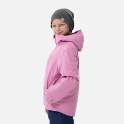 WEDZE Kids’ Ski Jacket - 550 Pink 14 WEDZE Kids’ Ski Jacket - 550 Pink -WEDZE SHOP kids ski jacket 550 pink 2