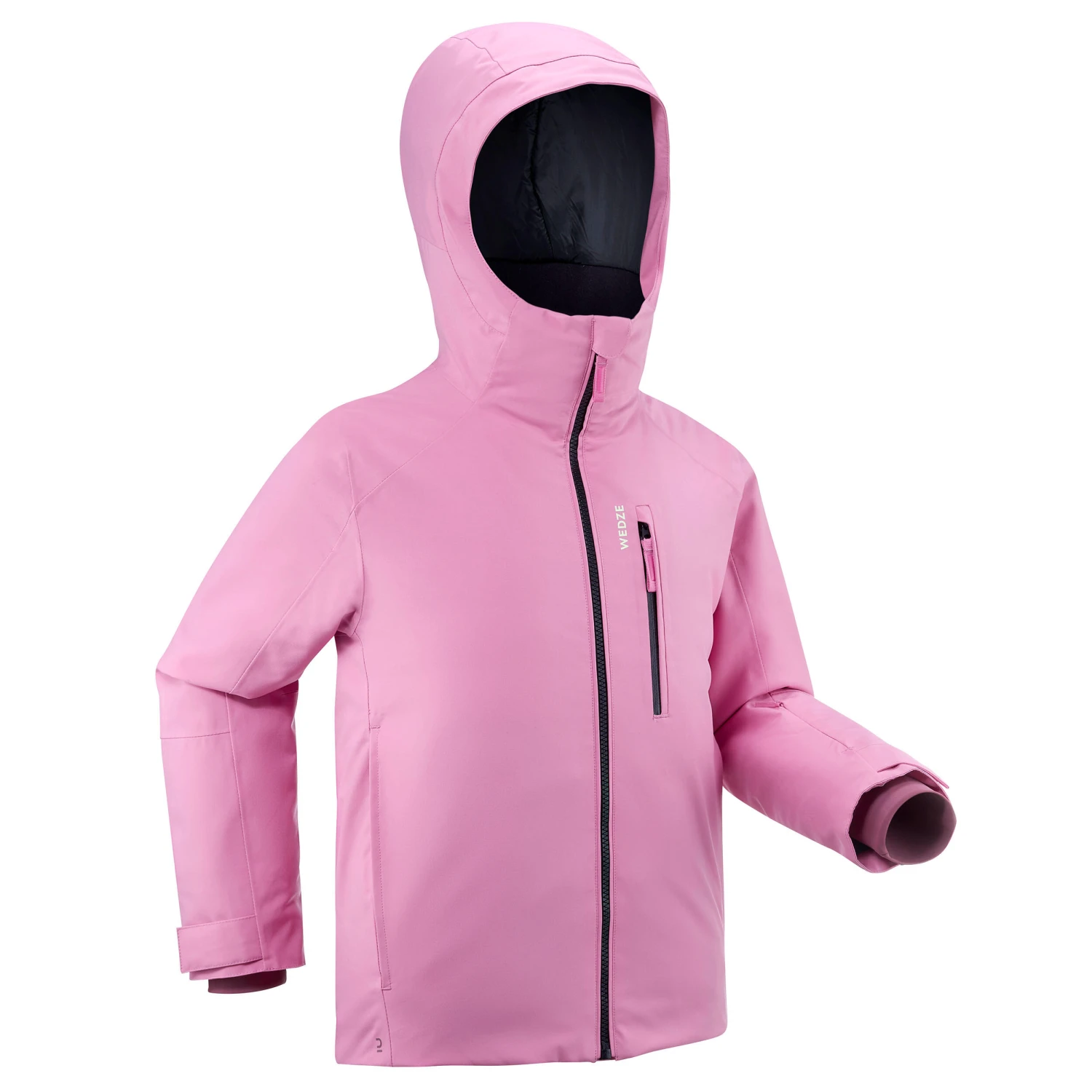 WEDZE Kids’ Ski Jacket - 550 Pink 1 WEDZE Kids’ Ski Jacket - 550 Pink