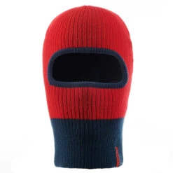 WEDZE Kids' Ski Knit Balaclava - Red -WEDZE SHOP kids ski knit balaclava red 2