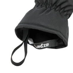 WEDZE Kids’ Downhill Ski Mittens - 100 Black -WEDZE SHOP kids ski mittens mi 100 jr black 4