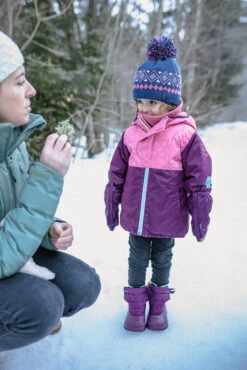 WEDZE Kids' Ski Mittens - Purple -WEDZE SHOP kids ski mittens warm purple 11