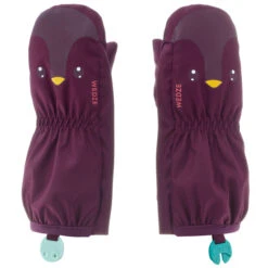 WEDZE Kids' Ski Mittens - Purple