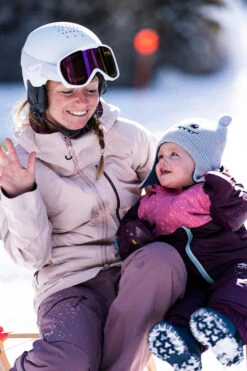 WEDZE Kids' Ski Mittens - Purple -WEDZE SHOP kids ski mittens warm purple 9