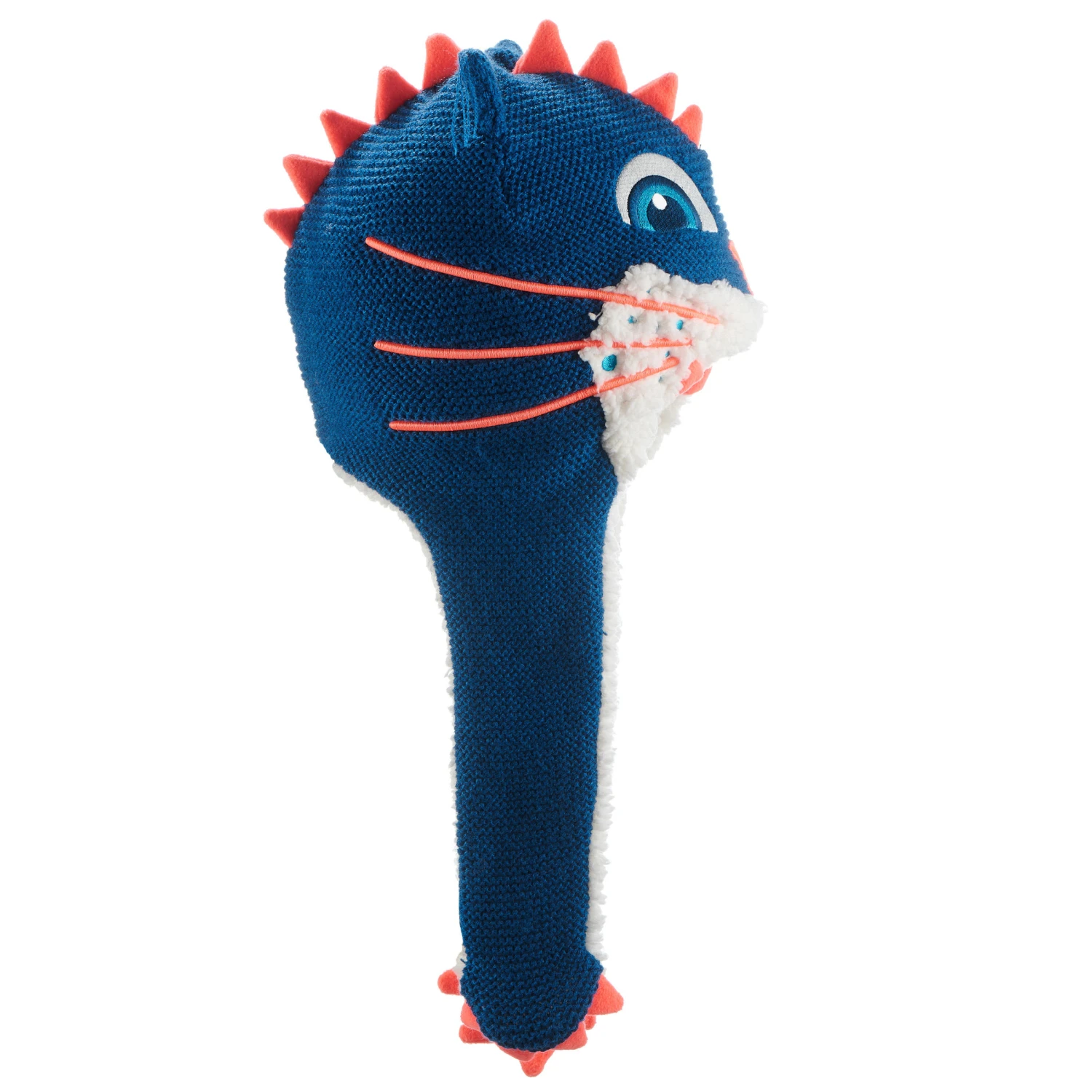 WEDZE Kids' Ski Monstercat Peruvian Hat – Blue 2 WEDZE Kids' Ski Monstercat Peruvian Hat – Blue - Image 2