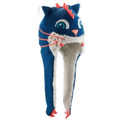 WEDZE Kids' Ski Monstercat Peruvian Hat – Blue