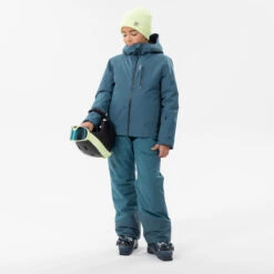 WEDZE Kids’ Ski Pants - 500 PNF Blue -WEDZE SHOP kids ski pants 500 pnf blue 10