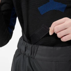 WEDZE Kids' Ski Pants - PA 100 Grey -WEDZE SHOP kids ski pants pa 100 grey 5