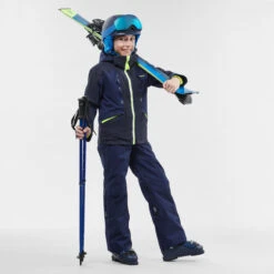 WEDZE Kids' Ski Pants - PA 900 PNF Blue -WEDZE SHOP kids ski pants pa 900 pnf blue 2