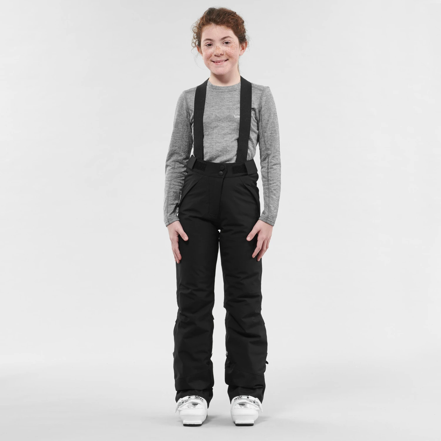 WEDZE Kids’ Ski Pants - PNF 900 Black 4 WEDZE Kids’ Ski Pants - PNF 900 Black - Image 4