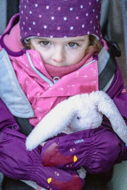 WEDZE Kids' Ski Hat - Warm Purple -WEDZE SHOP kids ski sled hat simple warm purple blue 9