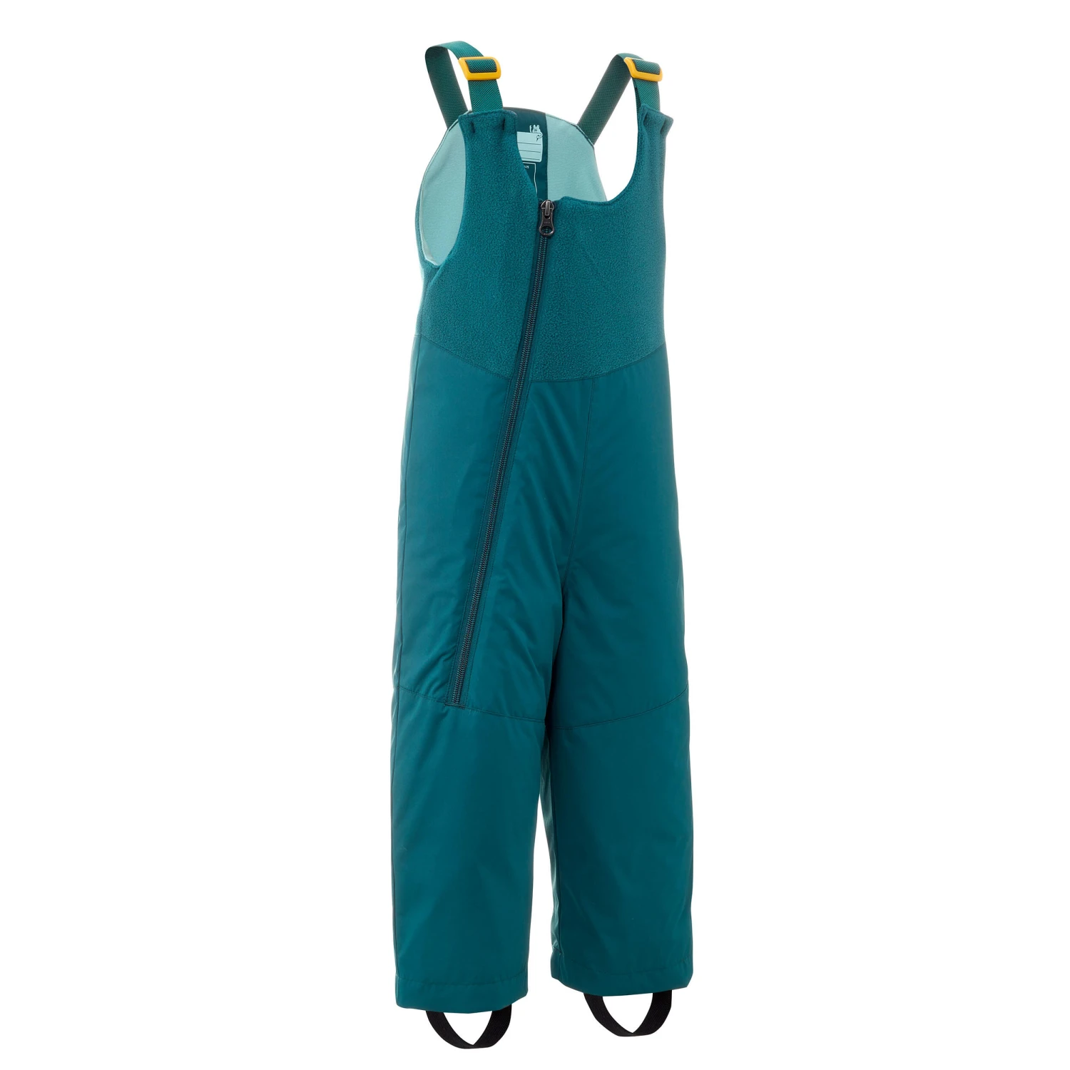 WEDZE Kids' Ski Bib Pants - Warm Blue 1 WEDZE Kids' Ski Bib Pants - Warm Blue