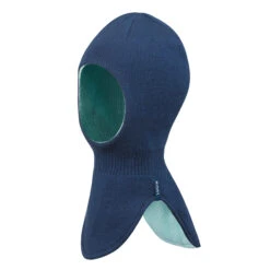 WEDZE Kids’ Ski/Sledding Reversible Balaclava - Blue/Green -WEDZE SHOP kids ski sledding reversible balaclava blue green 6