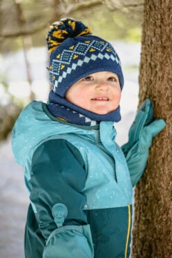 WEDZE Kids' Ski/Sledding Snood Set - Warm Blue -WEDZE SHOP kids ski sledding snood set warm blue 12