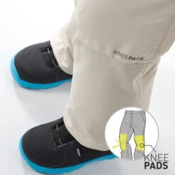 Kids' Snowboard Bib Pants - BIB 500 Beige -WEDZE SHOP kids snowboard bib pants bib 500 beige 8