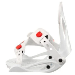 Kids’ Snowboard Bindings XS - Faky White/Red 11 Kids’ Snowboard Bindings XS - Faky White/Red -WEDZE SHOP kids snowboard bindings xs faky white red 3