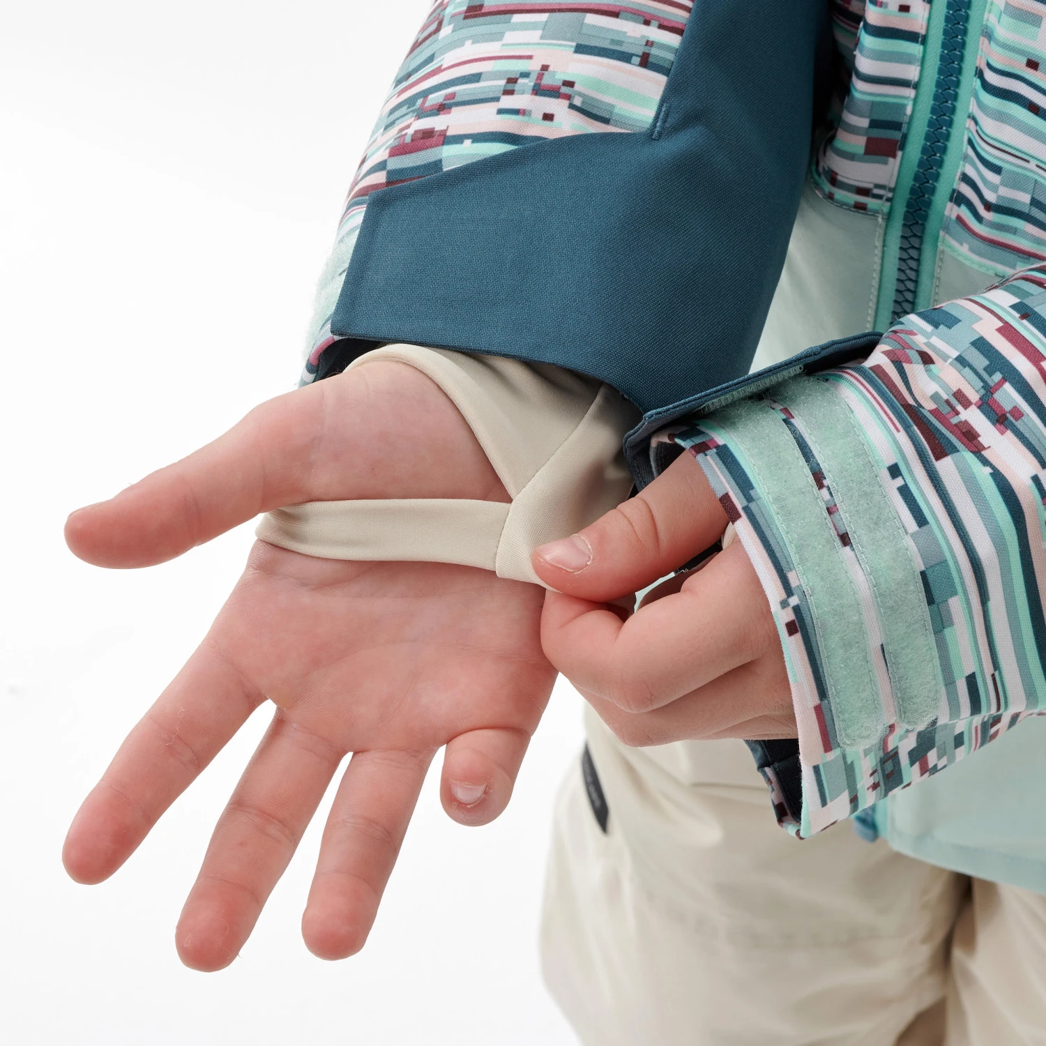 Kids' Snowboard Jacket - SNB 500 Blue 9 Kids' Snowboard Jacket - SNB 500 Blue - Image 9