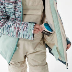 Kids' Snowboard Jacket - SNB 500 Blue 26 Kids' Snowboard Jacket - SNB 500 Blue -WEDZE SHOP kids snowboard jacket snb 500 blue 9