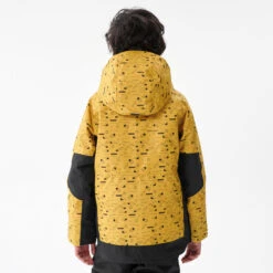 Kids’ Snowboard Jacket – SNB 500 Yellow 22 Kids’ Snowboard Jacket – SNB 500 Yellow -WEDZE SHOP kids snowboard jacket snb 500 yellow 3