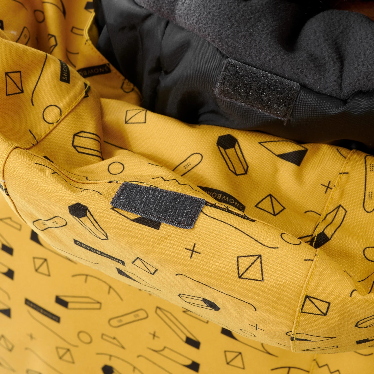 Kids’ Snowboard Jacket – SNB 500 Yellow 7 Kids’ Snowboard Jacket – SNB 500 Yellow - Image 7