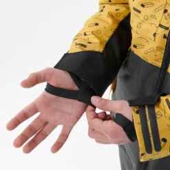 Kids’ Snowboard Jacket – SNB 500 Yellow 28 Kids’ Snowboard Jacket – SNB 500 Yellow -WEDZE SHOP kids snowboard jacket snb 500 yellow 9