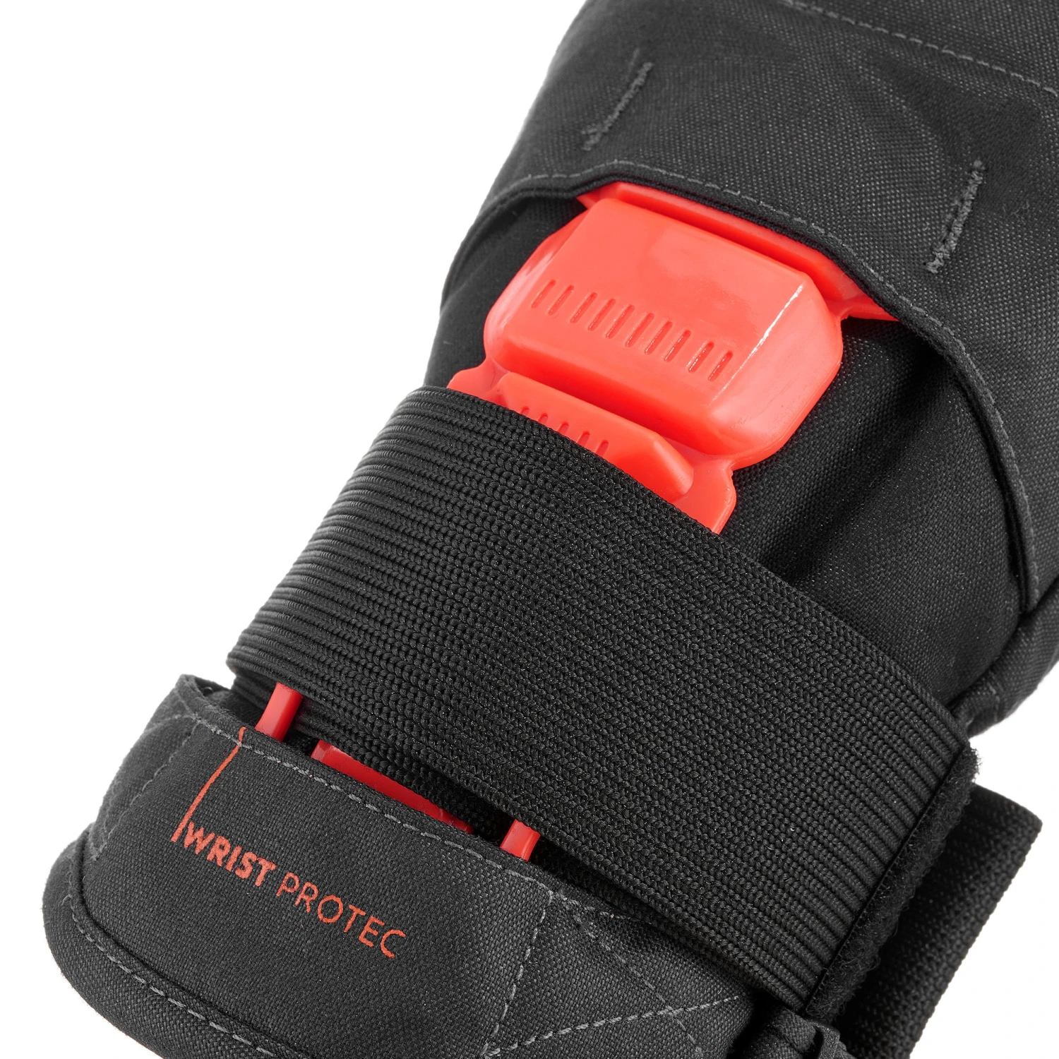 Kids' Snowboard Protective Mittens - MI 500 Black 2 Kids' Snowboard Protective Mittens - MI 500 Black - Image 2