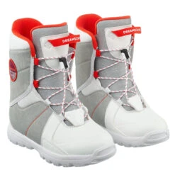 Kids’ Snowboarding Boots - Indy 100 -WEDZE SHOP kids snowboard quick fastening boots indy 100 7