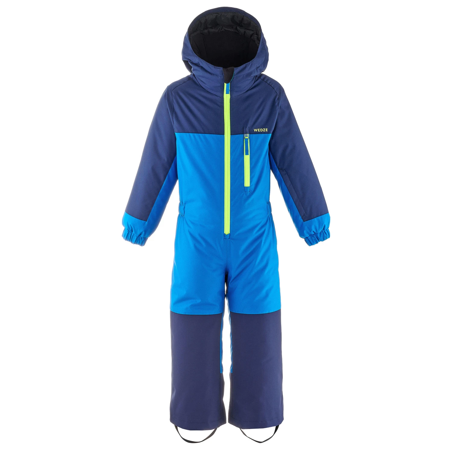 WEDZE Kids’ Waterproof Ski Snowsuit - 100 Blue 2 WEDZE Kids’ Waterproof Ski Snowsuit - 100 Blue - Image 2